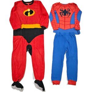 Spider-Man 2pc PJs + Incredibles Fleece 1pc (both 5T) 🕷️💥